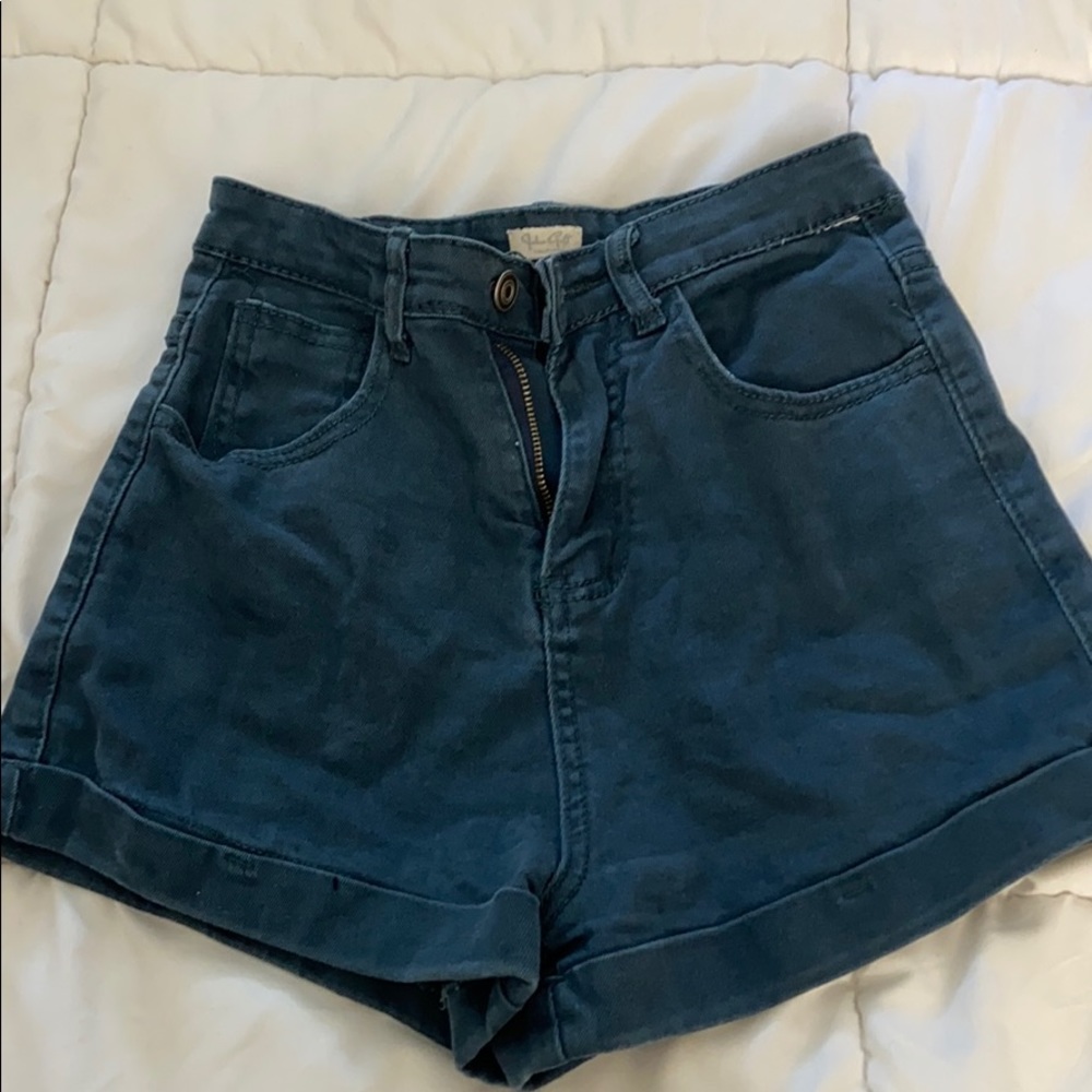 Brandy Melville J Galt Teal Shorts